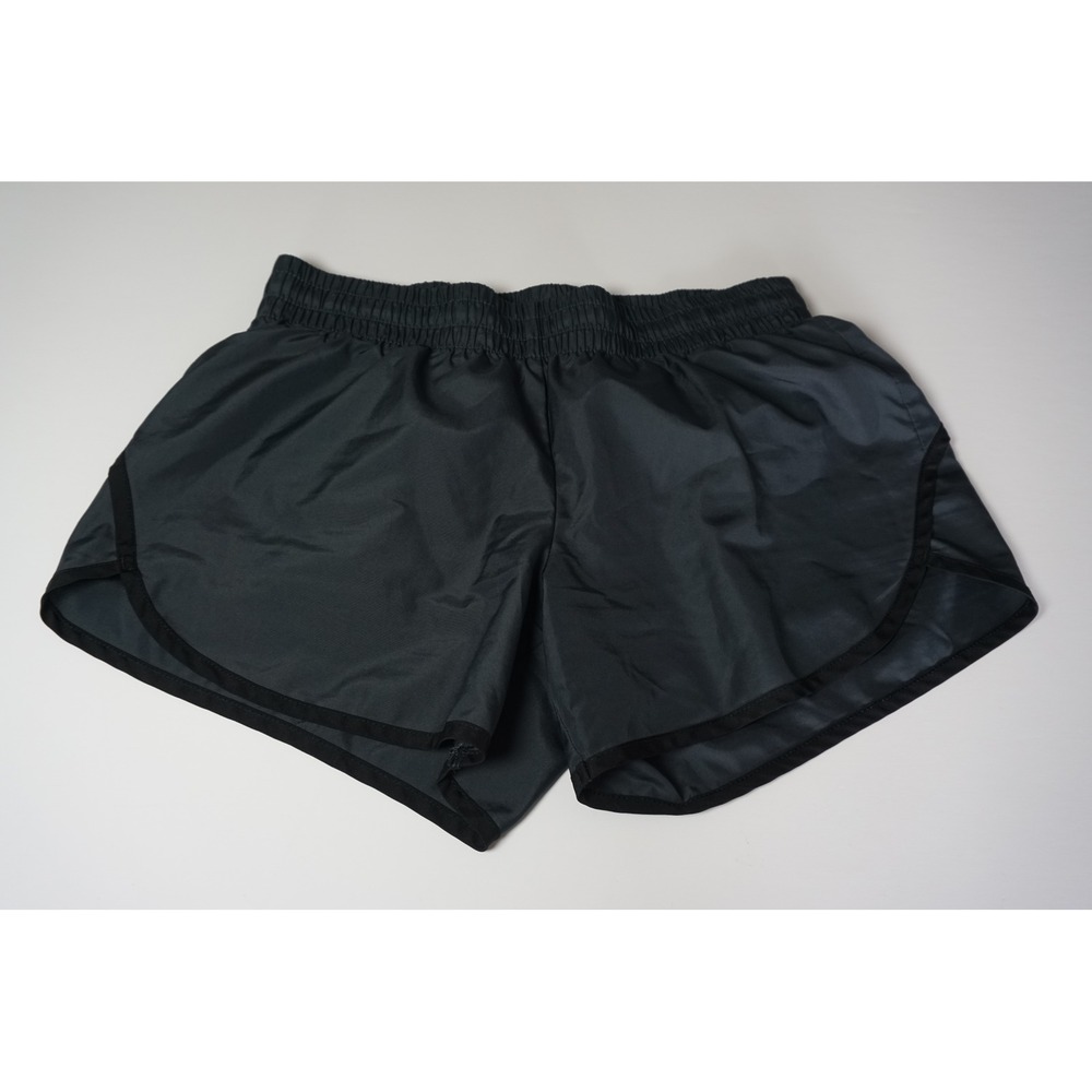Athletic Works Womens Running Shorts Gray Black Greystone Soot AWL39200 Sm‎ 4-6